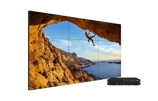 Planar Clarity Matrix G3 LCD video wall for command center operations
